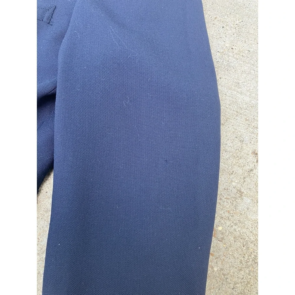 Vintage Roots by Beaver Hill Collection Wool Navy Blue Blazer, Gold Buttons 40R?
